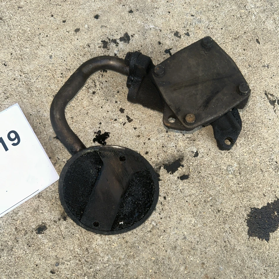 Ford galaxie 500 FE 352 360 390 428 Front Sump Oil Pump Pickup Tube & Screen - Image 3 of 4