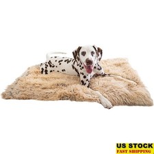 Soft Cozy Faux Fur Pet Blanket Lightweight Machine Washable Dog Cat Bed Topper