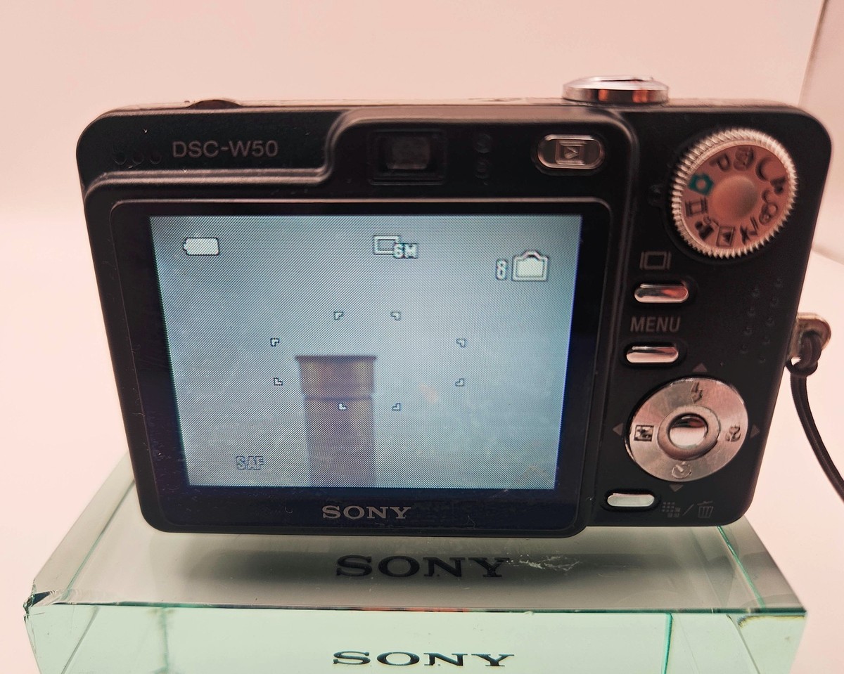 Sony Cyber-shot Dsc-W50 digital camera black 6mp | eBay