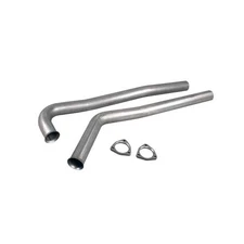 Pypes DGU20S Exhaust Downpipes Stainless Steel Natural 2.5" Diameter Chevy Pair