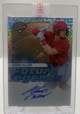 2024 Panini Prospect Edition Aidan Miller Future Legends Auto Mojo #D 3/25 