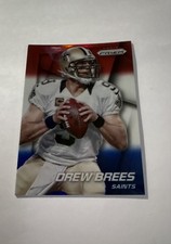 2014 Panini Prizm - Drew Brees #191 Red White & Blue Prizm