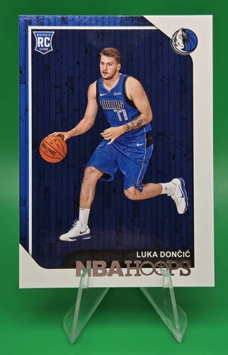 2018-19 Panini NBA Hoops - Luka Dončić #268 White Line Border on Front (RC)