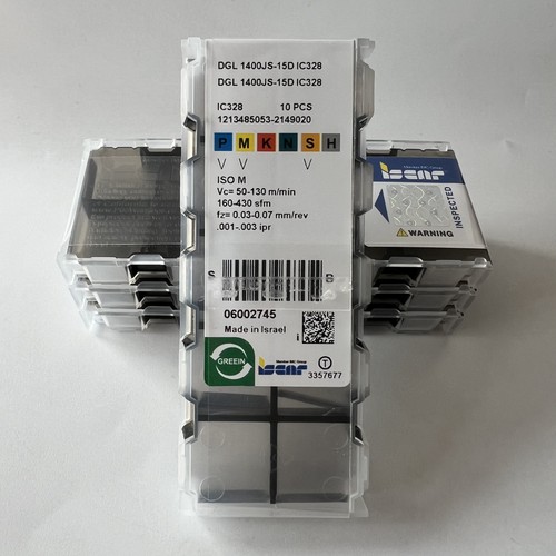 ISCAR / DGL1400JS-15D IC328 / 10 PEZZI - Foto 7 di 8