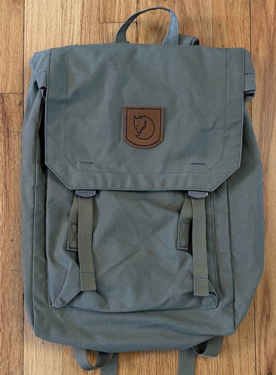 Fjällräven Foldsack No 1 24210 Backpack Olive Green G-1000 Canvas