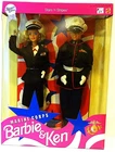 Vintage Special Edition Stars and Stripes Marine Corps Barbie and Ken #4704
