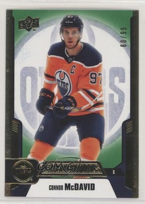 2019-20 Upper Deck Credentials Green 60/99 Connor McDavid #1 00d2