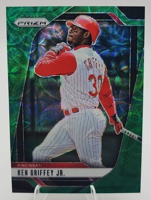 2025 Panini Prizm Ken Griffey Jr. Prizms Green Scope /75 Cincinnati Reds