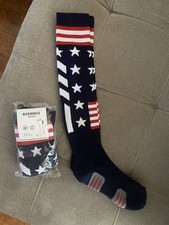 Stars Stripes Athletic Knee-high Socks for Baseball Football Softball Soccer,...