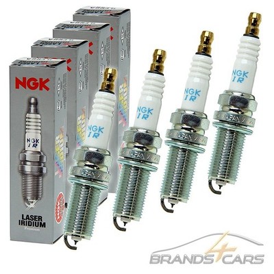4x NGK ZÜNDKERZE ZÜNDKERZEN ILFR6A 3588 FÜR MERCEDES BENZ SLK R171