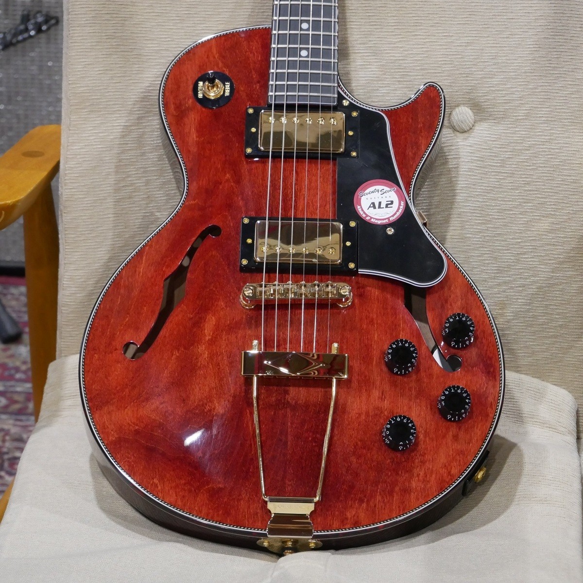 Seventy Seven Guitars STORK-STD-JT AR Antique red Japan Tune-up