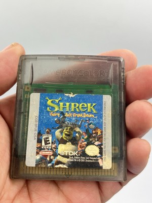 Shrek Fairy Tale Freakdown Nintendo Game Boy Color GBC Cartridge Only Works