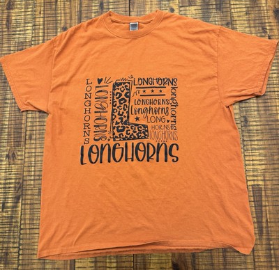 Texas Longhorns Written Texas Sonic Tshirt XL