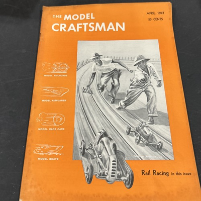 #ad Model Craftsman April 1947 $7.99