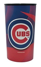 Reusable Geometric Hardwall Plastic Cup 22oz, Set of 4 (Chicago Cubs)