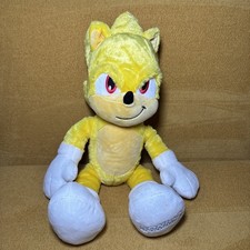 Build A Bear Super Sonic 17" Yellow Plush Sonic The Hedgehog 2