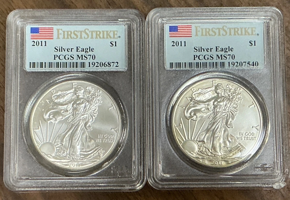 PCGS Certified MS 70 Graded 2011 Silver Bullion Coins for sale | eBay