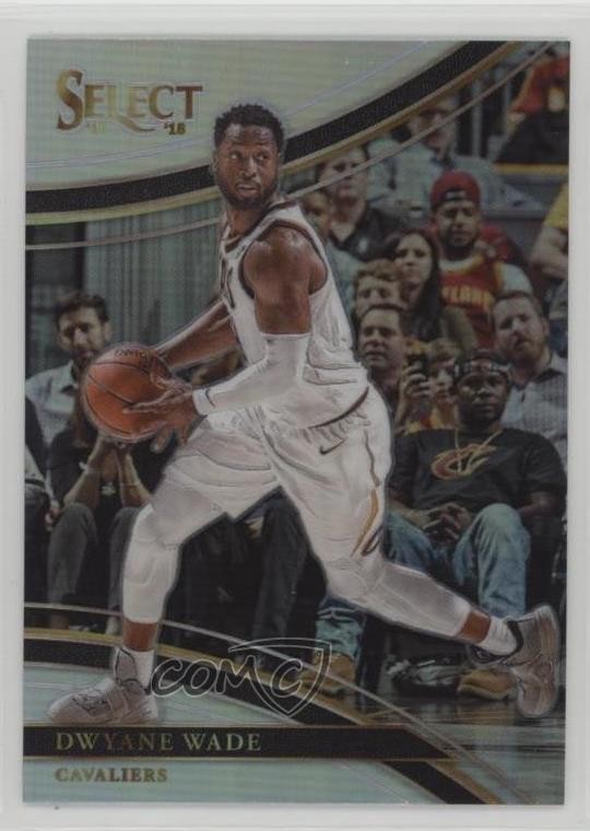 2017-18 Panini Select Courtside Silver Prizm Dwyane Wade #247 HOF