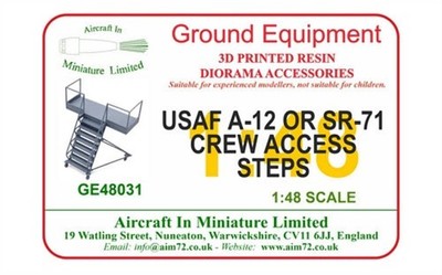 AIM - Ground Equipment GE48031 1:48 Lockheed A-12 und SR-71 Blackbird Crew Acces