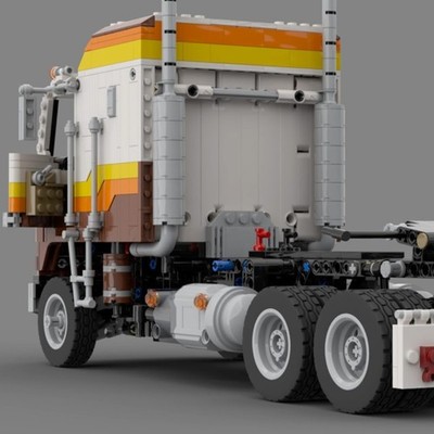 MOC-141909 Tech Truck Utility Vehicle Model Building Set 1658 Pcs