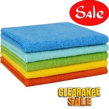 Microfiber Cleaning Cloth, 5PK, Soft Absorbent Rags, Microfiber Towels for Cars