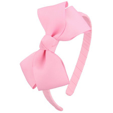Fashion Cute Rose Pink Bow Headband for Girls Toddlers.
