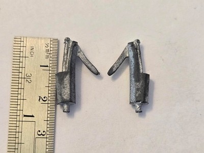 Ship Fittings Parts Accessories 2 White Metal Deck Pumps 20mm