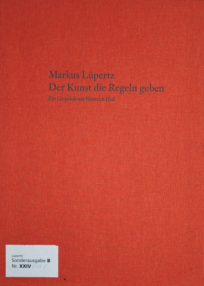 Markus Lüpertz Kunst Regeln geben Neoexpressionismus Farbradierung 2005 24/30 - Bild 4 von 4
