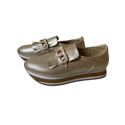 Coconuts by Matisse Bess Womens Platform Loafers 8M Maximalist Fringe Chain