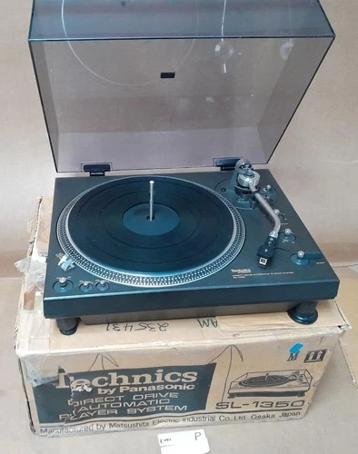 TECHNICS SL-1350 TURNTABLE W/ ORTOFON F15E AND ORIGINAL BOX !  P
