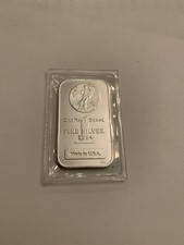 1 oz Highland Mint Morgan Head Design .999+ Fine Silver Art Bar HM Sealed 79.99 per troy oz