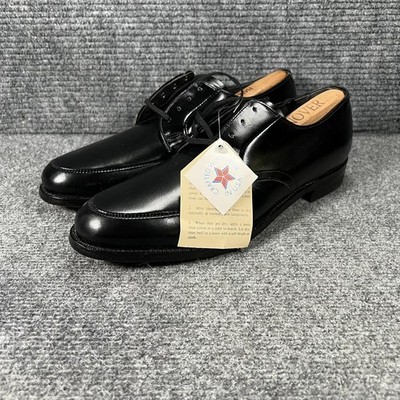 Vintage O'Sullivan Executive Imperials Shoes Mens Size 10.5 B Black Leather USA