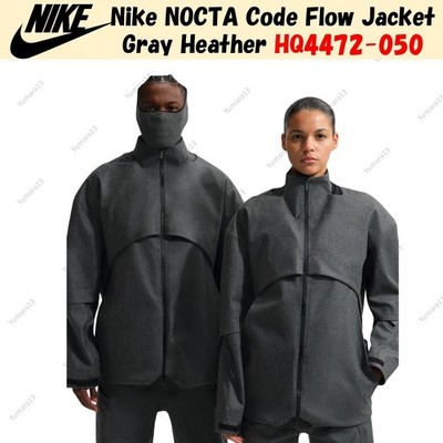 Nike NOCTA Code Flow Jacket Gray Heather HQ4472-050 US Size