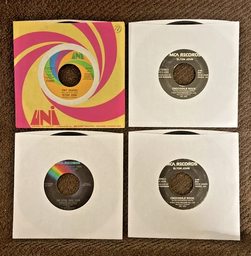 Elton John vintage 45 Record Lot