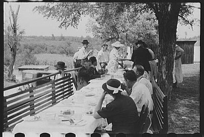 Campton Kentucky Wolfe County KY 1940 Farm Security Administration Picnic