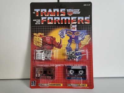 TRANSFORMERS RAMHORN EJECT G1 SERIE AUTOBOT KASSETTEN NEU VERSIEGELT