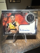 2025 Topps Knockout UFC Ketlen Vieira #KAR-KV Knockout Relics/199 automático