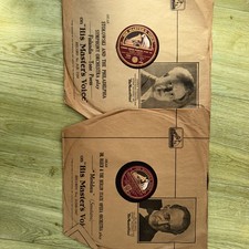 Set of 2 - 78rpm 12" ALDERSHOT COMMAND SEARCHLIGHT TATTOO 1932 VGC