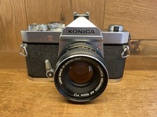  Near Mint Konica Autoreflex T3 Early Model Film Camera Hexanon AR 50mm F/1.7