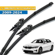2Pcs Front Windscreen Wiper Blades Set For BMW E90 E91 F30 F31 F34 G20 G21 2009-