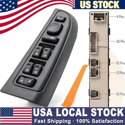 Front Driver Door Window Control Switch For GMC Sierra 2003-2007 15883323