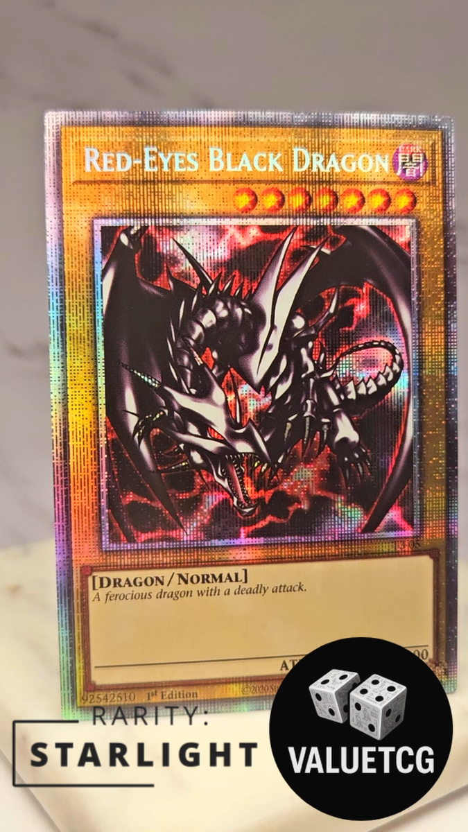 Red-Eyes Black Dragon (T3-05 OCG Art) - Starlight Rare Custom Fan