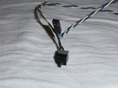 Frontpanel Reset Switch Front Panel Schalter Kabel blauweiß Taste Computer PC