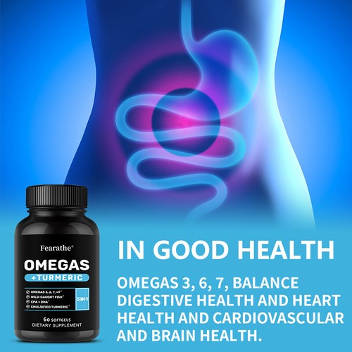 Omega 3 Fish Oil 750mg - EPA,DHA -Triple Strength,Highest Potency,Joint Support - Picture 7 of 12