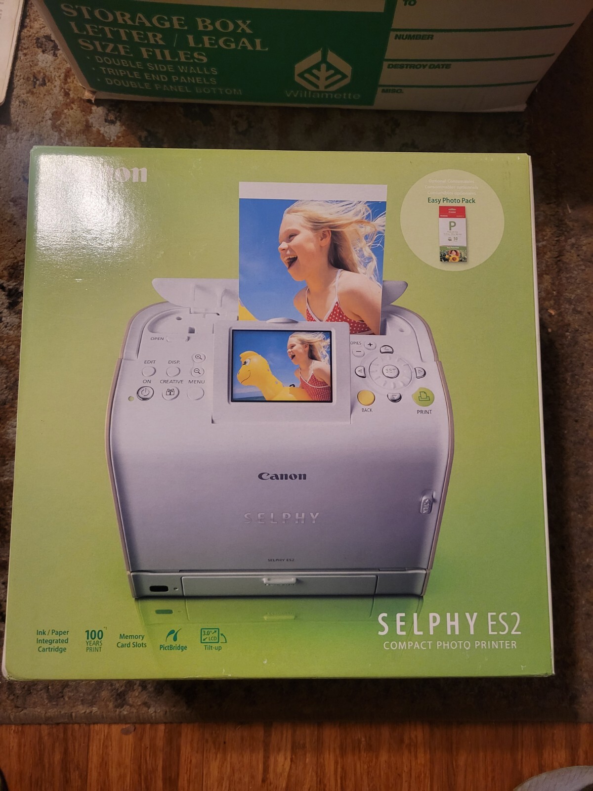 Canon Selphy Es2 Compact Digital Photo Printer eBay