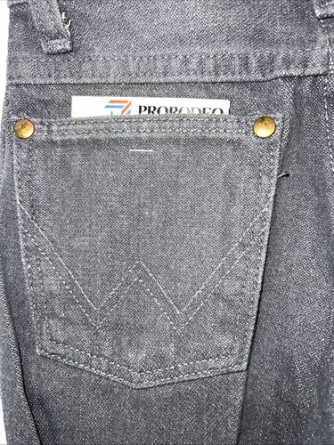 New Boys Grey Wrangler Pro Rodeo Cowboy Cut Denim Jeans. 11/23 1/2 B-38 - Picture 6 of 9