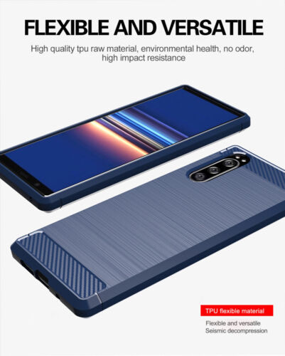 Coque fine en fibre de carbone souple TPU souple pour Sony Xperia 1 5 10 VII VI V IV III II - Photo 7 sur 13