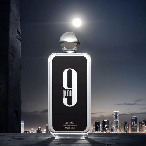 Afnan 9 PM Eau De Parfums Spray für Herren 100ml/3,4 flüssige Unzen Brandneu Original # - Bild 3 von 9