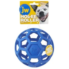 Pet Hol-ee Roller Dog Toy Puzzle Ball Natural Rubber Large 5.5 Inch Diameter ...