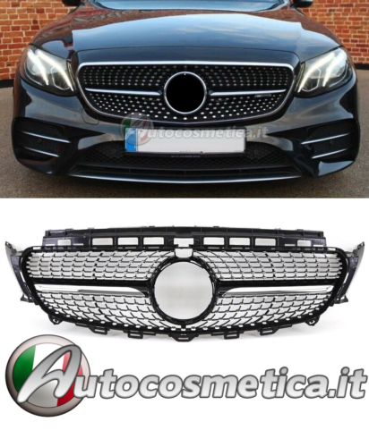 Mercedes E Klasse W213 A213 C238 2016 + Gitter Blende Kühlergrill Diamond Matrix - Bild 2 von 4